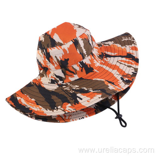 Camo hunting bucket hat